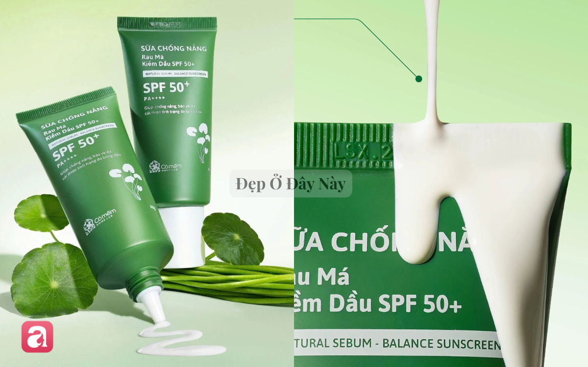 5 kem chống nắng kiềm dầu