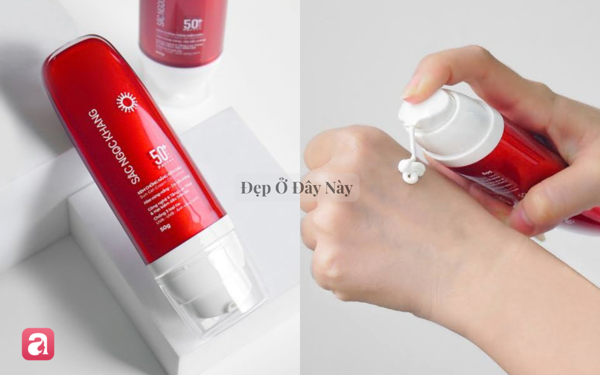 5 kem chống nắng kiềm dầu