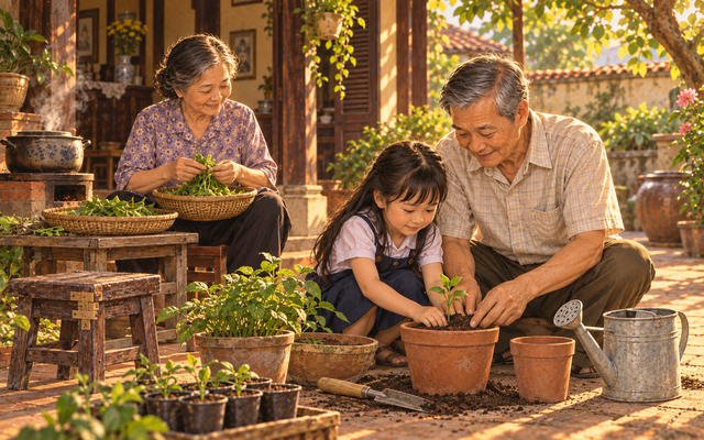 Trẻ sống gần ông bà nhận được những giá trị mà tiền bạc khó mua được - Ảnh 3.