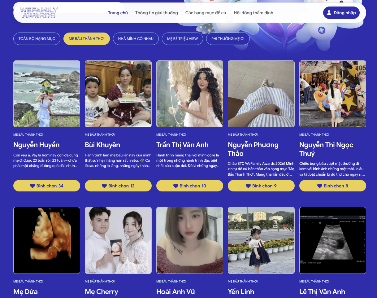 Lộ diện các đề cử xuất sắc nhất WeFamily Awards 2026: Những hành trình phi thường bước ra ánh sáng - Ảnh 13.