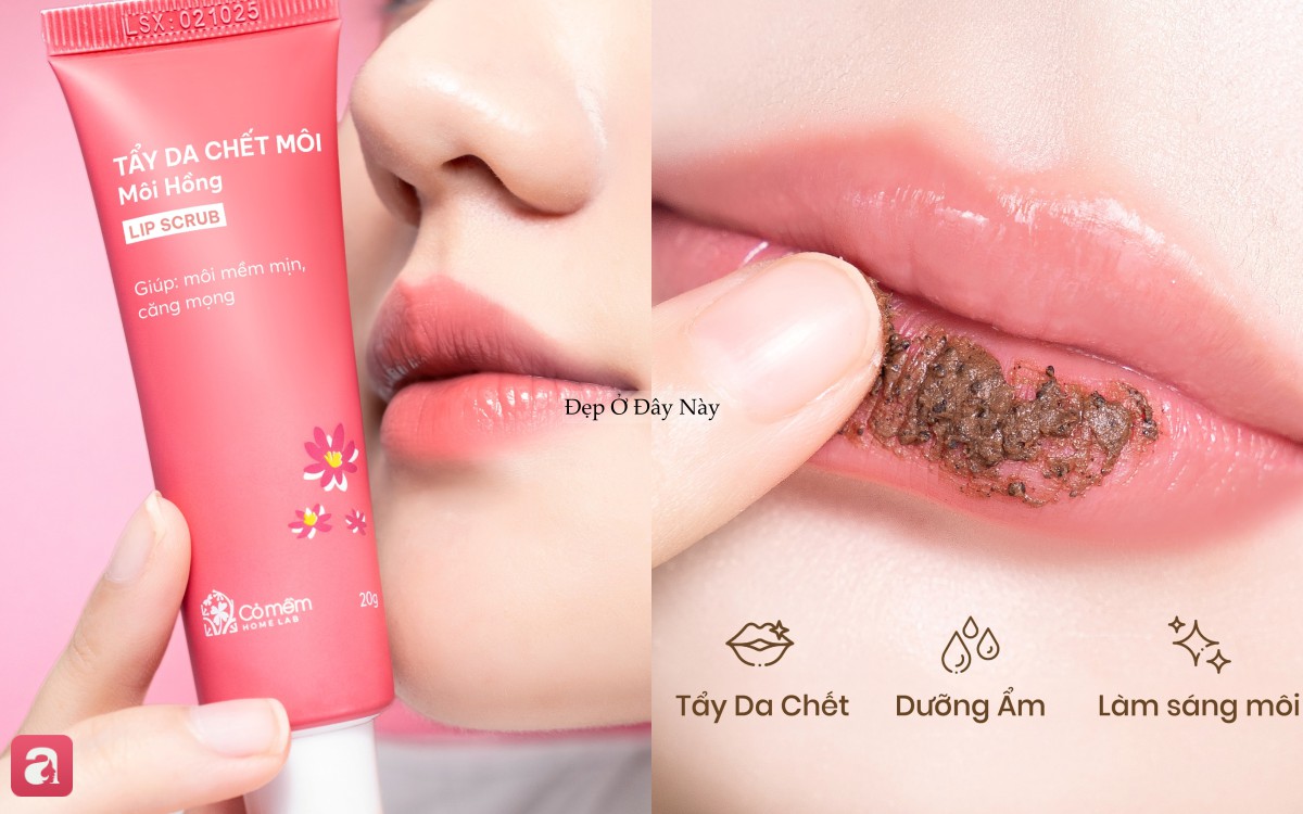5 tẩy da chết m&ocirc;i 