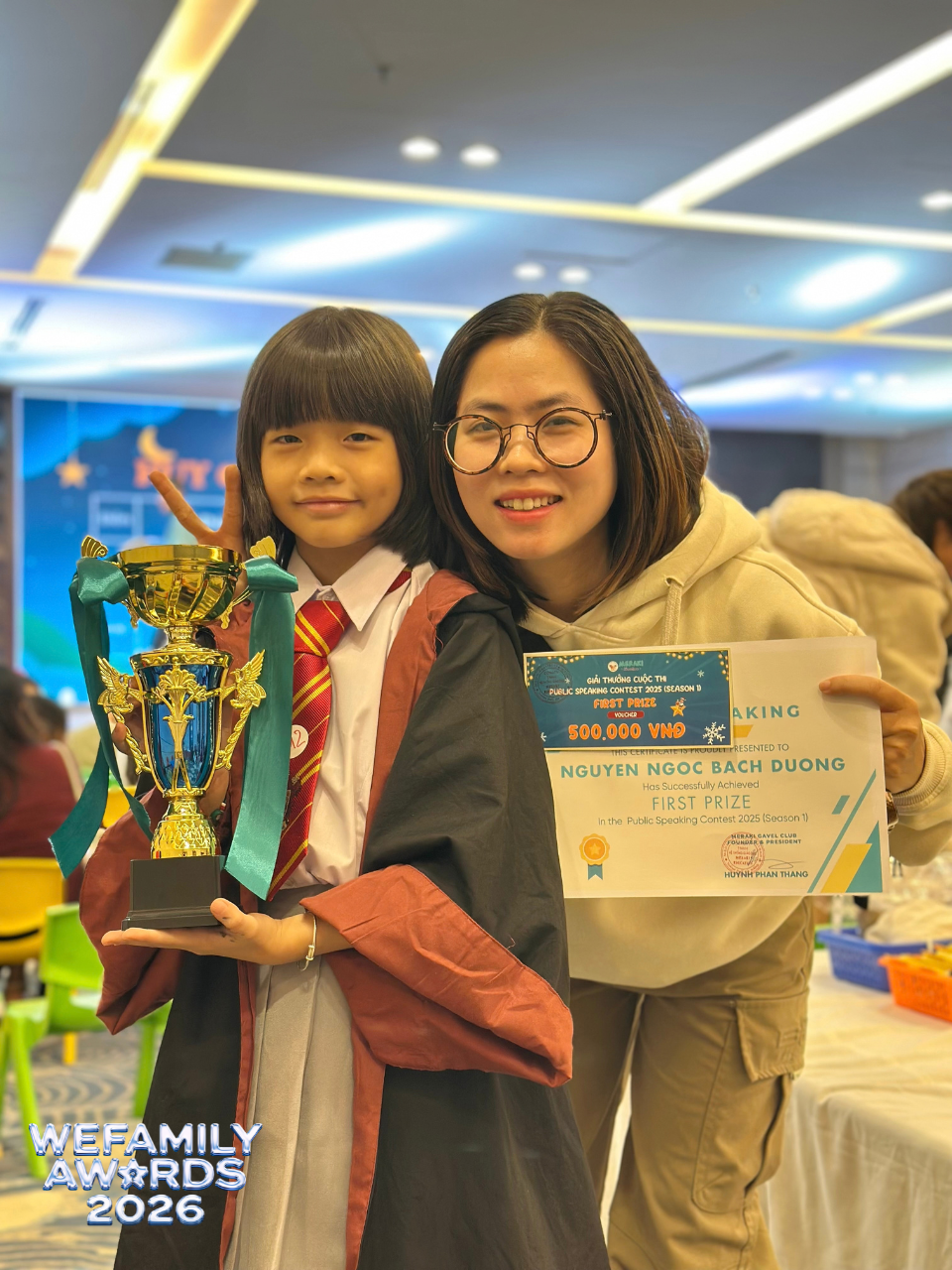 Hành trình của mẹ Thanh Tịnh và Chloe Bạch Dương tại WeFamily Awards 2026 - Ảnh 10. Hành trình của mẹ Thanh Tịnh và Chloe Bạch Dương tại WeFamily Awards 2026 - Ảnh 10.