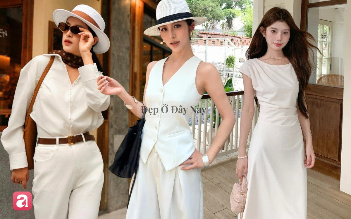 Diện cả cây đồ trắng: Bí kíp lên đồ đơn giản mà sang chuẩn
