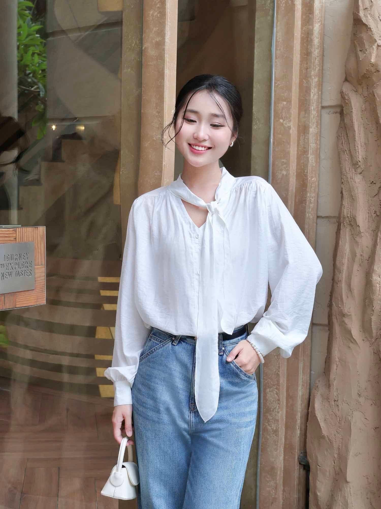 Diện cả cây đồ trắng: Bí kíp lên đồ đơn giản mà sang chuẩn