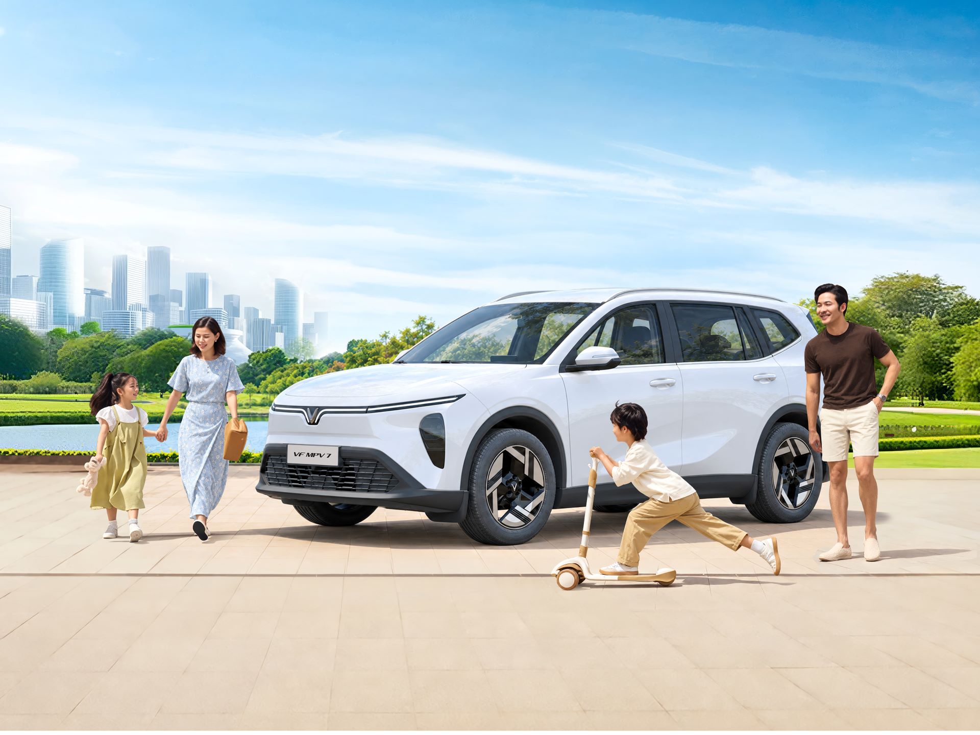 150.000 cổng sạc v&agrave; gần 450 xưởng dịch vụ, người d&ugrave;ng tự tin chuyển từ xe xăng sang VinFast VF MPV 7 - Ảnh 1.