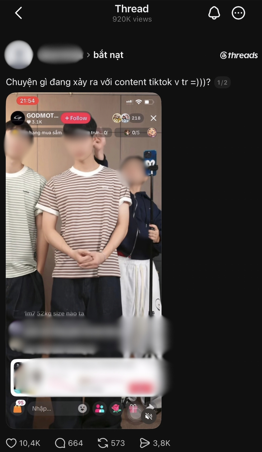 Tranh c&atilde;i livestream: Godmother d&agrave;n dựng bạo lực g&acirc;y phẫn nộ , d&acirc;n t&igrave;nh tẩy chay - Ảnh 1.