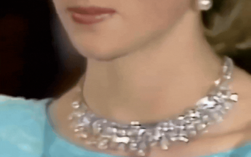Kim cương thật lấp l&aacute;nh như C&ocirc;ng nương Diana: Khoảnh khắc ch&oacute;i mắt trong dạ tiệc 1983 - Ảnh 5.
