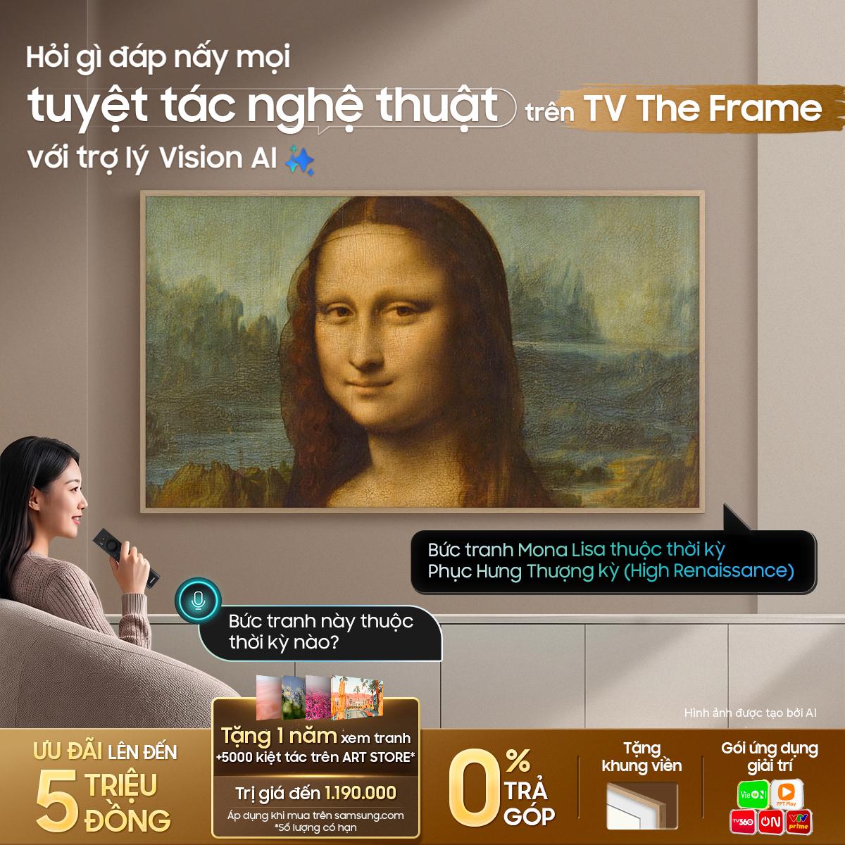 TV Samsung The Frame: Định h&igrave;nh phong c&aacute;ch nghệ thuật cho kh&ocirc;ng gian sống - Ảnh 4.