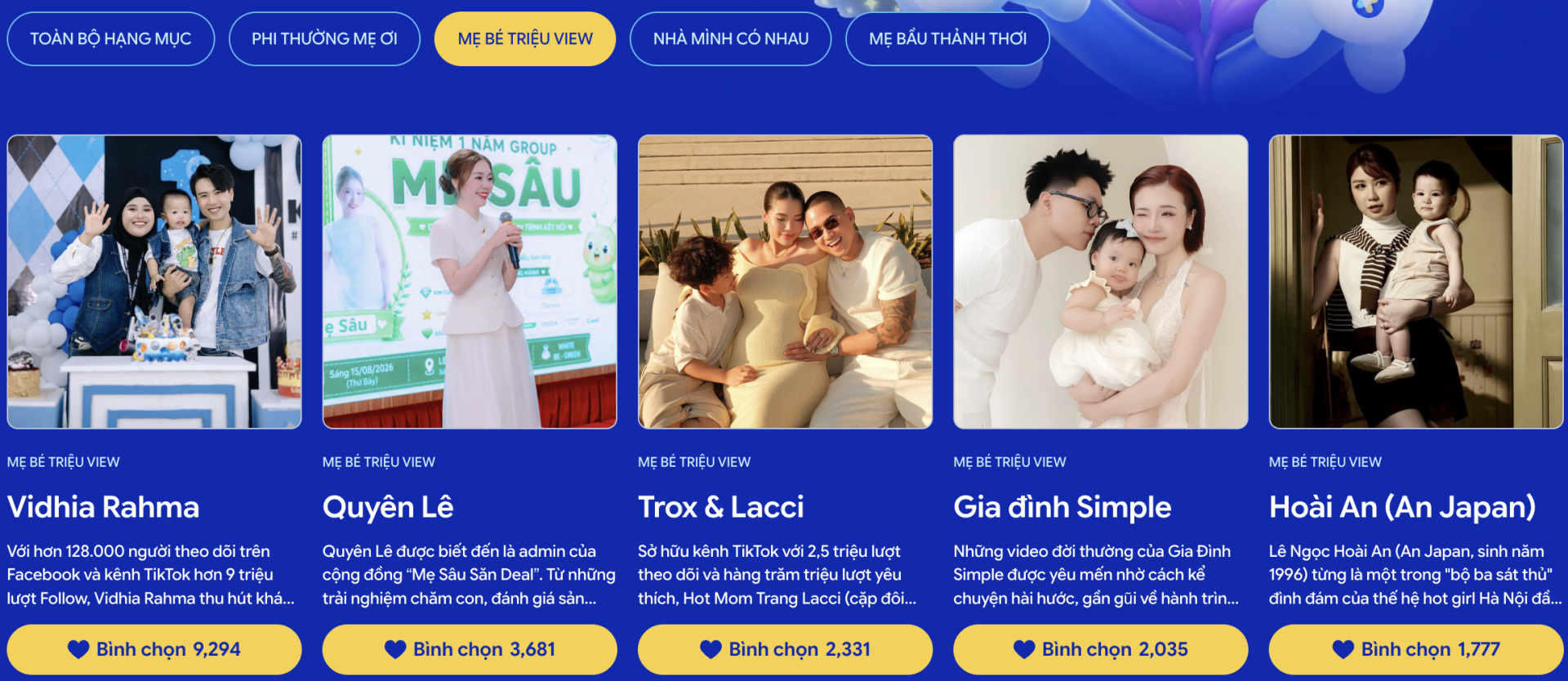 Cuộc đua WeFamily Awards 2026: Đề cử b&aacute;m s&aacute;t , b&igrave;nh chọn li&ecirc;n tục từ cộng đồng - Ảnh 2.