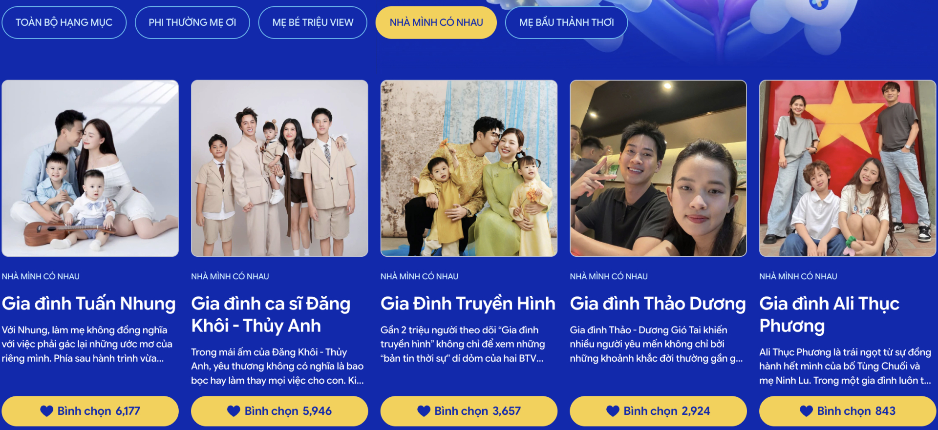 Cuộc đua WeFamily Awards 2026: Đề cử b&aacute;m s&aacute;t , b&igrave;nh chọn li&ecirc;n tục từ cộng đồng - Ảnh 3.