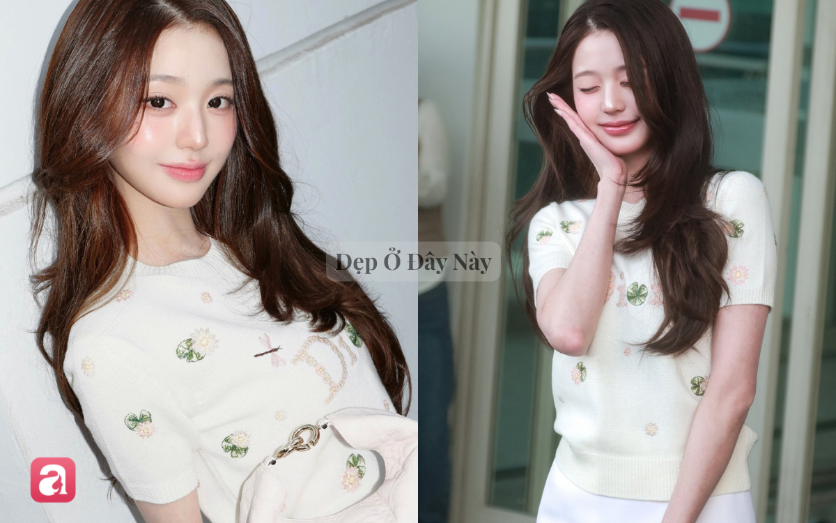 Jang Wonyoung - Nhiệt Ba đụng độ bất ph&acirc;n thắng bại với set đồ c&ocirc;ng ch&uacute;a của Dior - Ảnh 7.