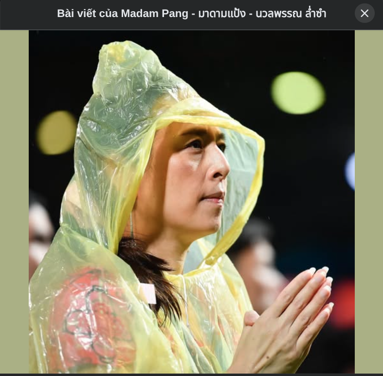 Madam Pang chia sẻ th&ocirc;ng điệp t&iacute;ch cực Giữa thi&ecirc;n tai tại Th&aacute;i Lan - Ảnh 1.