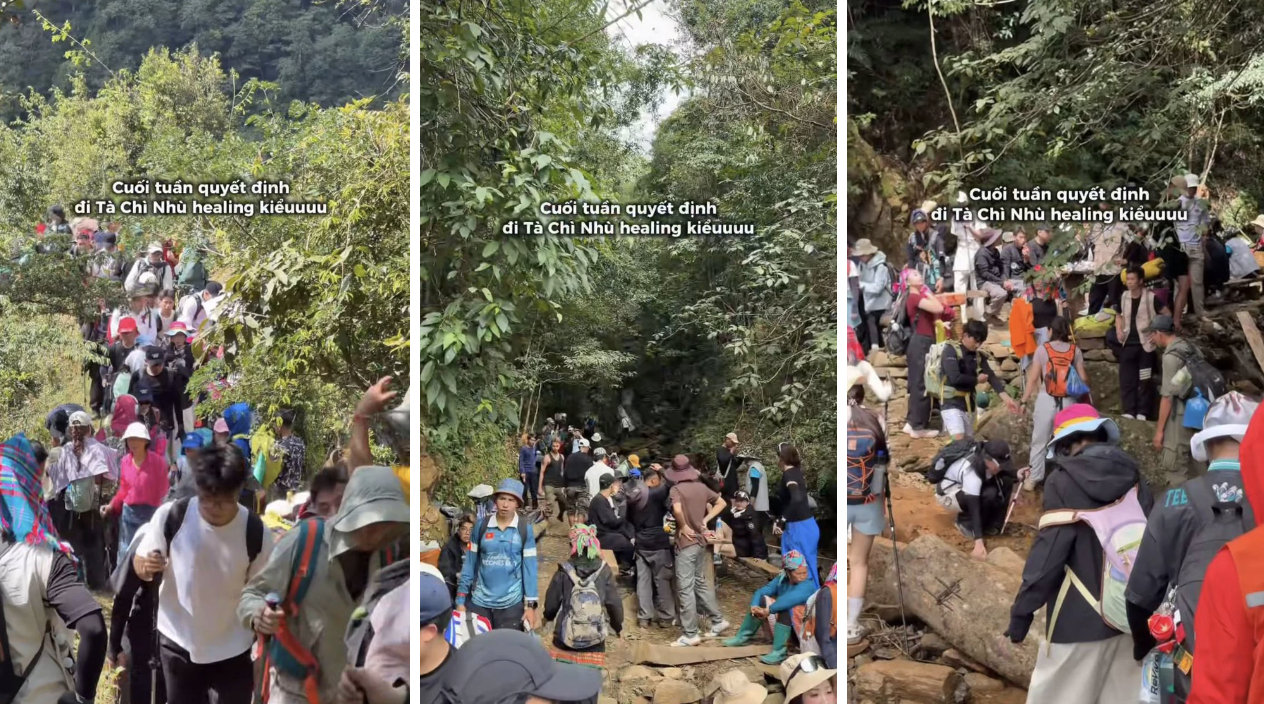 T&agrave; Ch&igrave; Nh&ugrave; m&ugrave;a hoa Chi P&acirc;u: Trải nghiệm trekking th&uacute; vị giữa d&ograve;ng người đ&ocirc;ng đ&uacute;c - Ảnh 4.