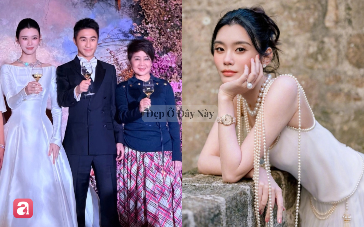 Mẹ chồng hào môn mặc gì trong đám cưới con dâu? Nhìn nhà Hề Mộng Dao là rõ - Ảnh 1.