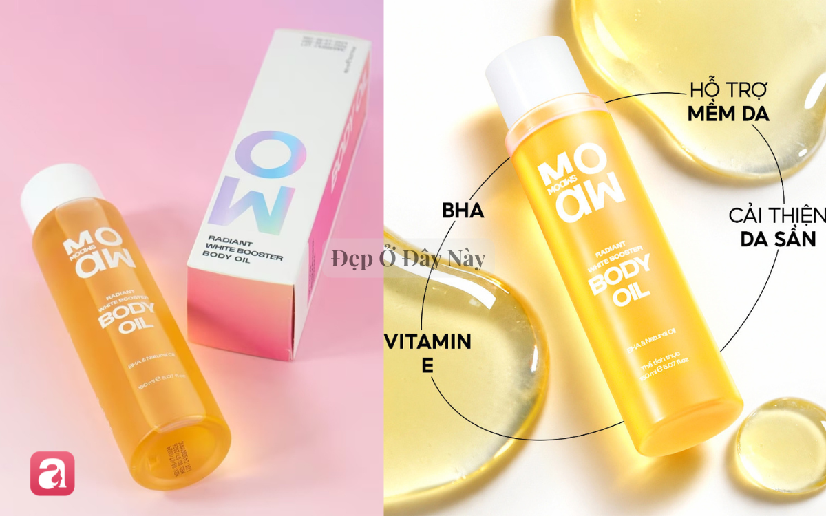 5 lọ dầu dưỡng da 