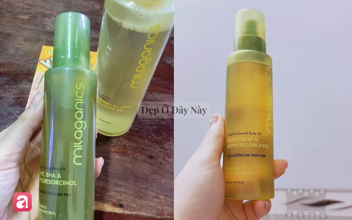 5 lọ dầu dưỡng da 