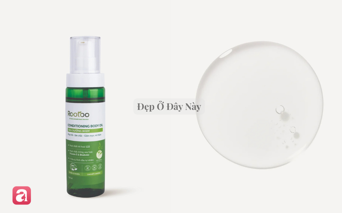 5 lọ dầu dưỡng da 