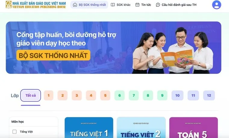Hướng dẫn tra cứu s&aacute;ch gi&aacute;o khoa điện tử miễn ph&iacute; cho học sinh v&agrave; gi&aacute;o vi&ecirc;n - Ảnh 2.