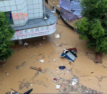 Bão Saudel hồi sinh gây lũ lớn tại Trung Quốc: VIDEO cảnh báo khẩn cấp - Ảnh 2. Bão Saudel hồi sinh gây lũ lớn tại Trung Quốc: VIDEO cảnh báo khẩn cấp - Ảnh 2.