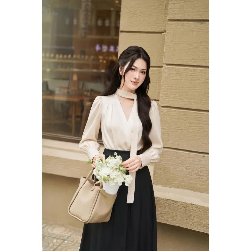 V&igrave; sao sơ mi lụa l&agrave; item vừa sang vừa trẻ được nhiều chị em c&ocirc;ng sở ngo&agrave;i 30 tuổi y&ecirc;u th&iacute;ch? - Ảnh 8.