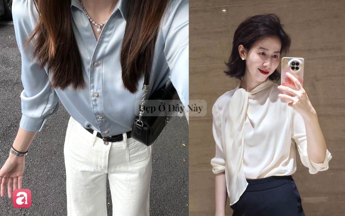 V&igrave; sao sơ mi lụa l&agrave; item vừa sang vừa trẻ được nhiều chị em c&ocirc;ng sở ngo&agrave;i 30 tuổi y&ecirc;u th&iacute;ch? - Ảnh 3.