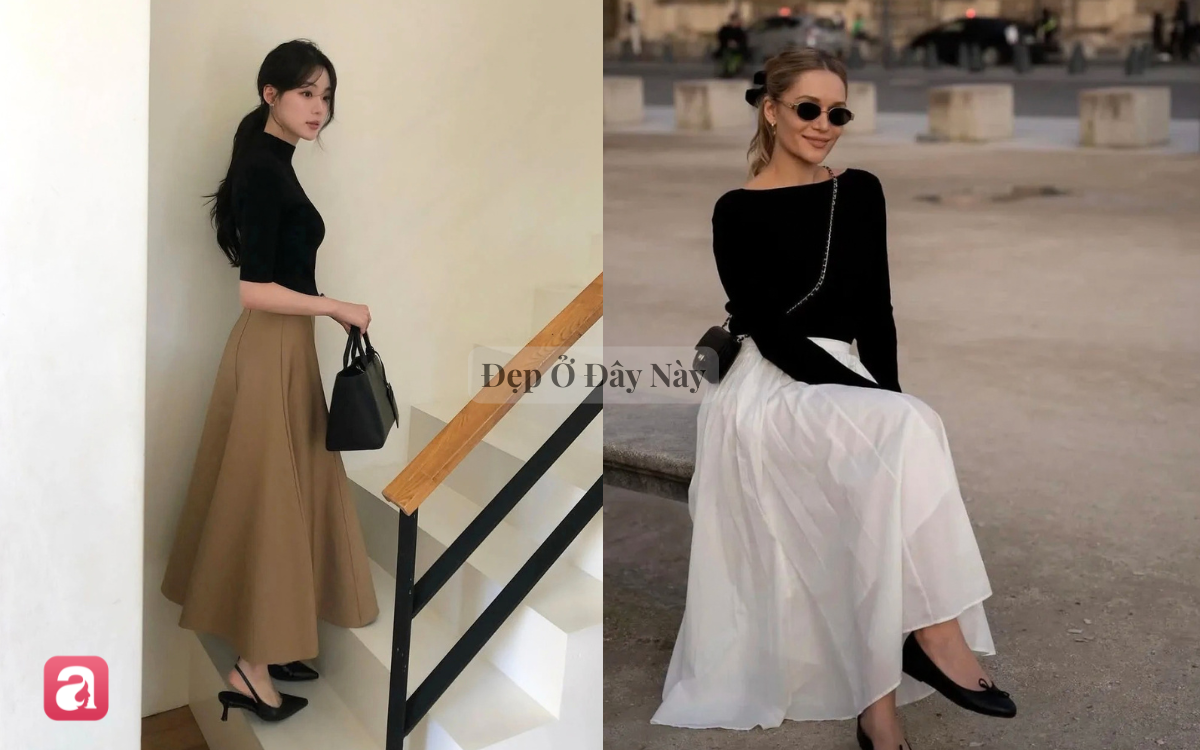 Chiếc ch&acirc;n v&aacute;y đẹp chuẩn old money, c&ograve;n hack d&aacute;ng cực đỉnh cho n&agrave;ng c&ocirc;ng sở - Ảnh 2.