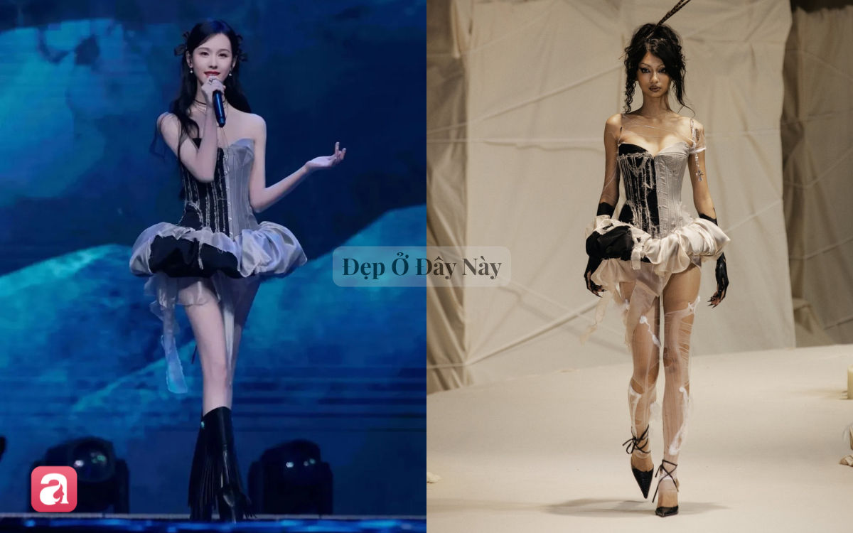 Jisoo diện đầm local brand Việt, đụng h&agrave;ng kh&oacute; ph&acirc;n thắng bại với Winter v&agrave; Trần Đ&ocirc; Linh - Ảnh 6.
