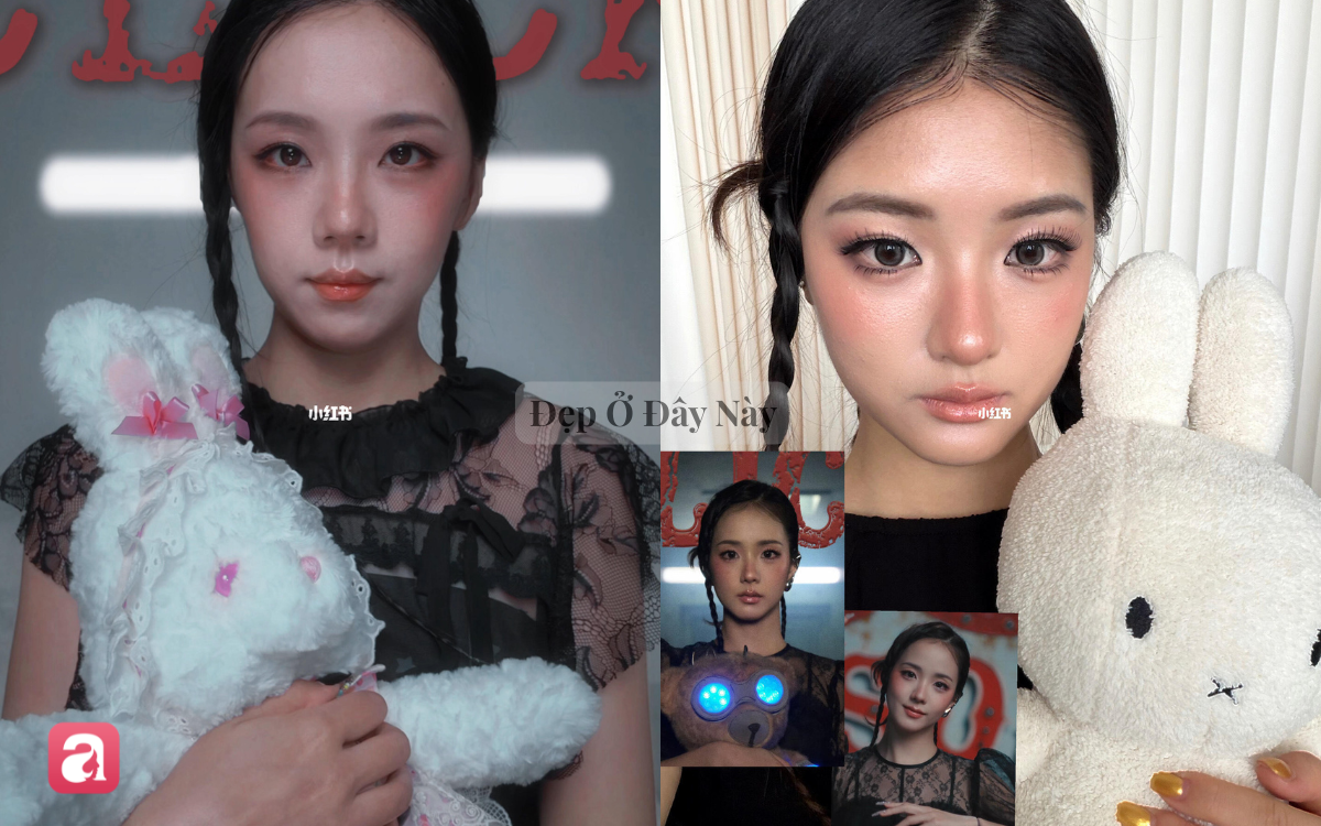 Jisoo lại tạo trend: Makeup hồng - n&acirc;u phủ s&oacute;ng m&ugrave;a thu - Ảnh 6.
