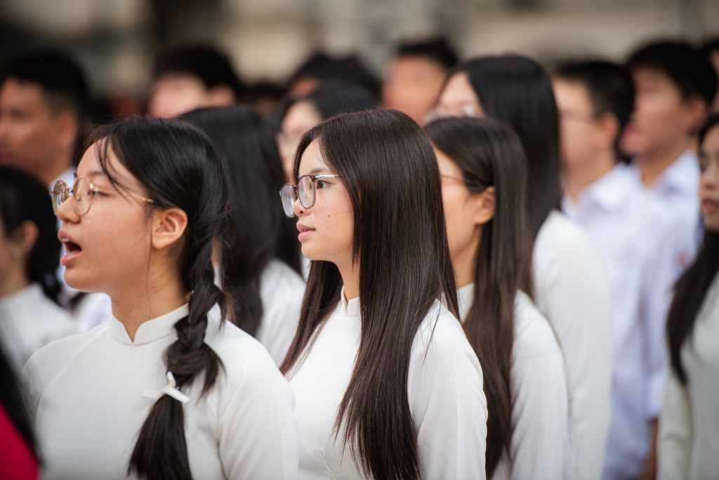 Nữ sinh Việt khai giảng 2026: Vẻ đẹp rạng rỡ và kỷ niệm đáng nhớ - Ảnh 2. Nữ sinh Việt khai giảng 2026: Vẻ đẹp rạng rỡ và kỷ niệm đáng nhớ - Ảnh 2.
