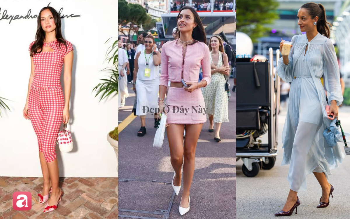 Bạn th&acirc;n của Hailey Bieber, c&ocirc; d&acirc;u đẹp nhất l&agrave;ng F1: Style cổ điển, nhan sắc kh&ocirc;ng g&oacute;c chết - Ảnh 1.