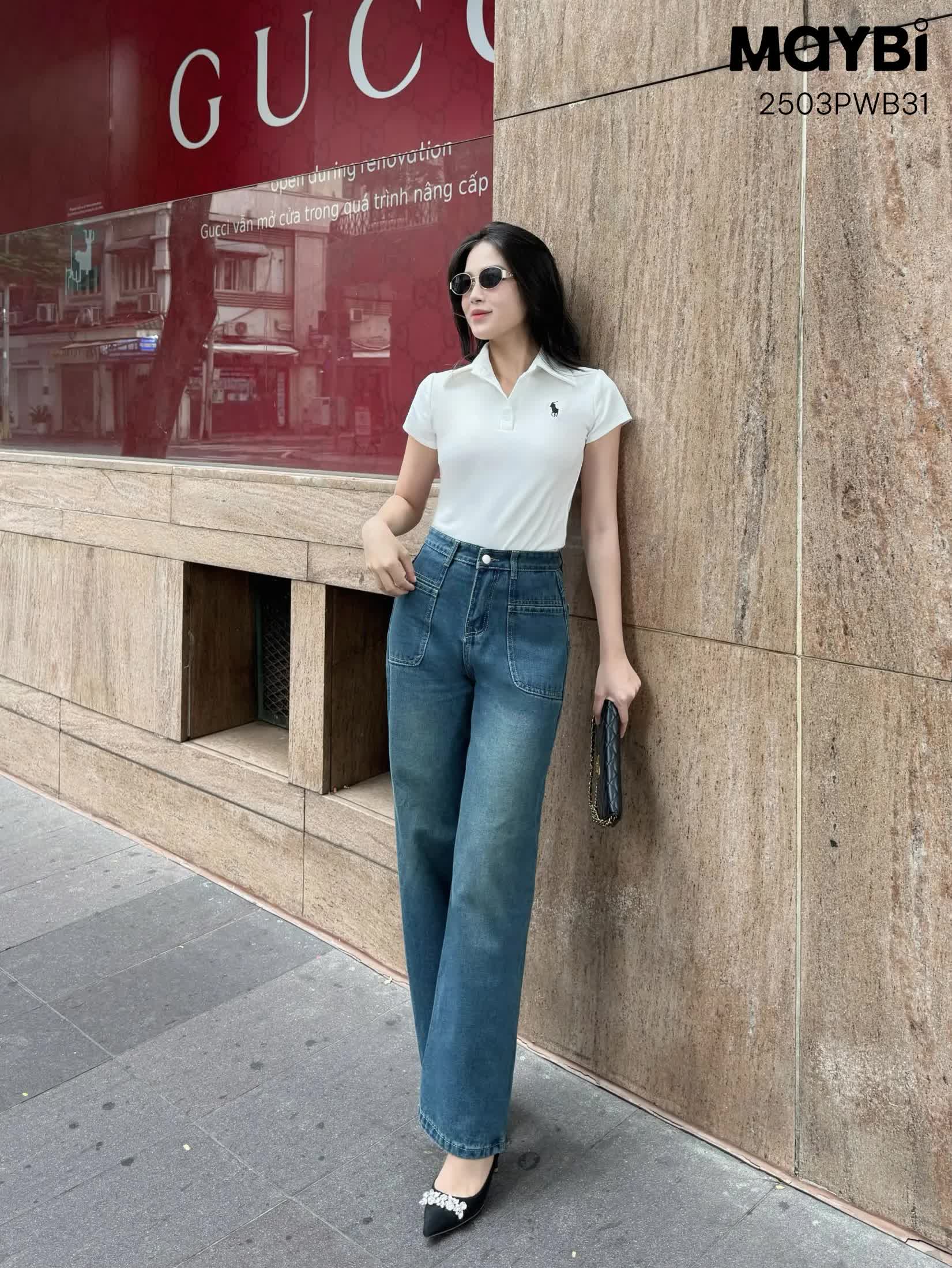 Diện quần jeans đi l&agrave;m: Vừa đẹp chuẩn old money, vừa ghi điểm trẻ trung - Ảnh 9.