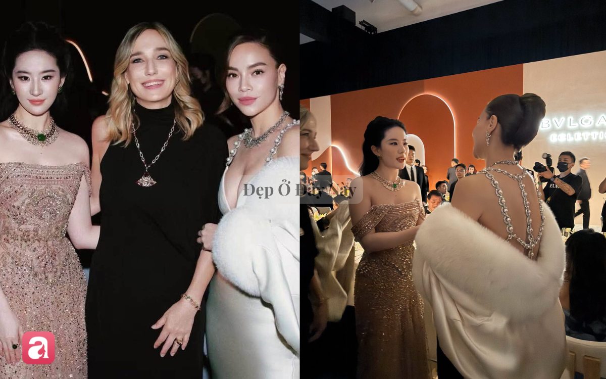 Đọ style H&agrave; Hồ v&agrave; Lưu Diệc Phi khi đụng mặt: Đại diện Việt chẳng hề l&eacute;p vế mỹ nh&acirc;n quốc tế - Ảnh 2.