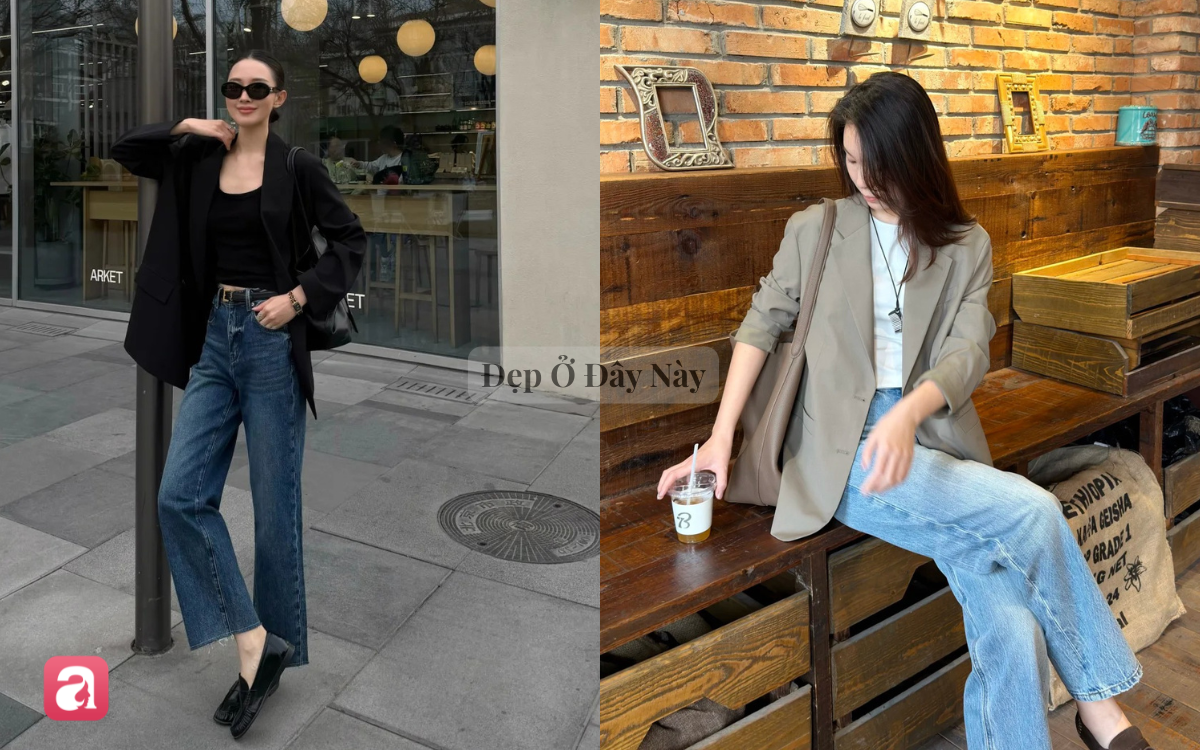 Diện quần jeans đi l&agrave;m: Vừa đẹp chuẩn old money, vừa ghi điểm trẻ trung - Ảnh 4.