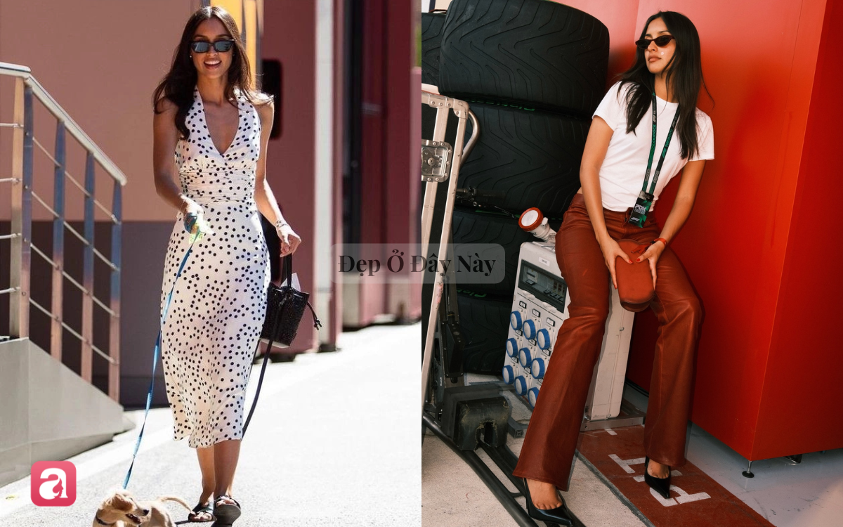 Bạn th&acirc;n của Hailey Bieber, c&ocirc; d&acirc;u đẹp nhất l&agrave;ng F1: Style cổ điển, nhan sắc kh&ocirc;ng g&oacute;c chết - Ảnh 6.