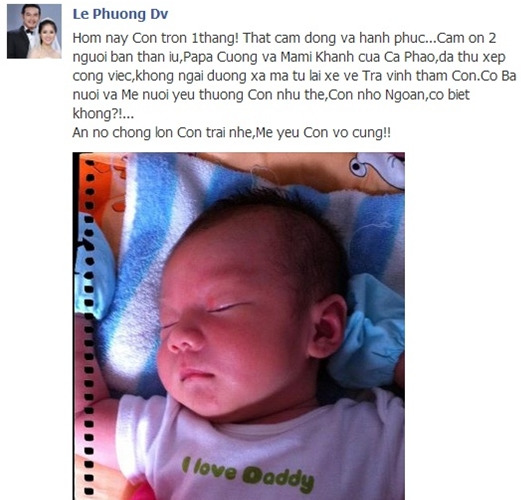 Vợ chồng Qu&aacute;ch Ngọc Ngoan khoe h&igrave;nh đầy th&aacute;ng con