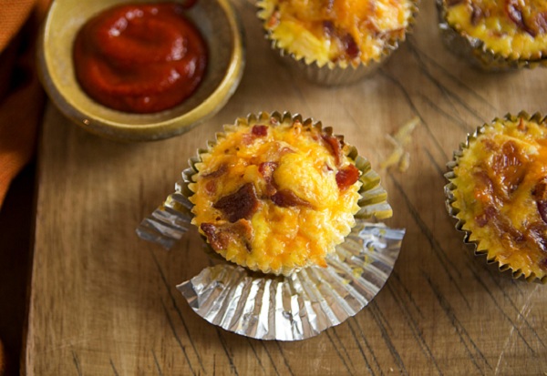 Bánh cupcake mặn cho bữa sáng - Ảnh 8.