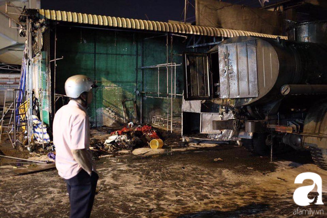Hiện trường vụ cháy nổ cây xăng ở Gò Vấp - Ảnh 6.