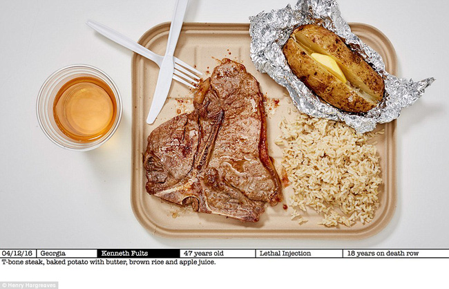 Chùm ảnh: Những bữa ăn cuối cùng của các tử tù Mỹ trước giờ hành quyết trong năm 2016 - Ảnh 12.