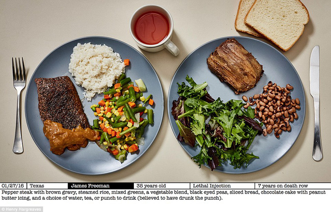 Chùm ảnh: Những bữa ăn cuối cùng của các tử tù Mỹ trước giờ hành quyết trong năm 2016 - Ảnh 5.