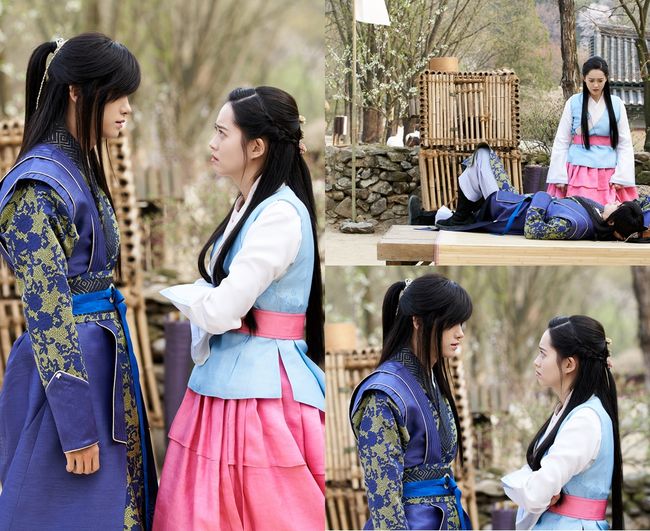 Go Ara cả gan… vạch quần Hoa kiếm Hwarang Park Seo Joon giữa đường - Ảnh 6.