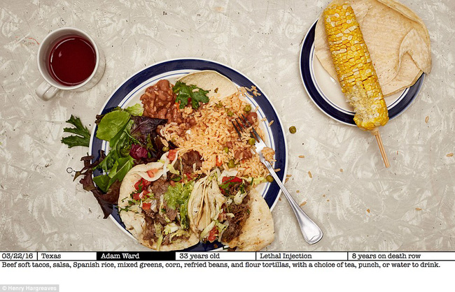 Chùm ảnh: Những bữa ăn cuối cùng của các tử tù Mỹ trước giờ hành quyết trong năm 2016 - Ảnh 9.