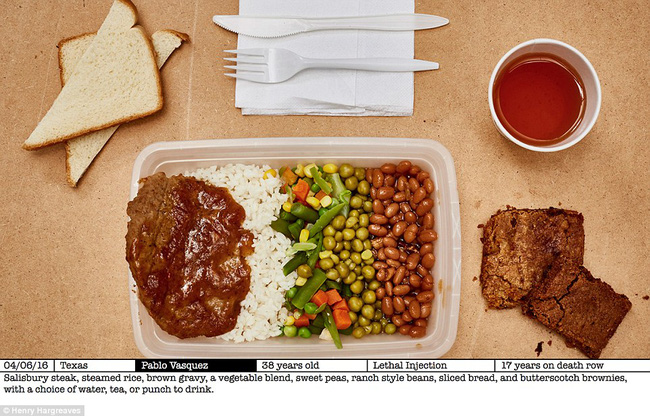 Chùm ảnh: Những bữa ăn cuối cùng của các tử tù Mỹ trước giờ hành quyết trong năm 2016 - Ảnh 11.