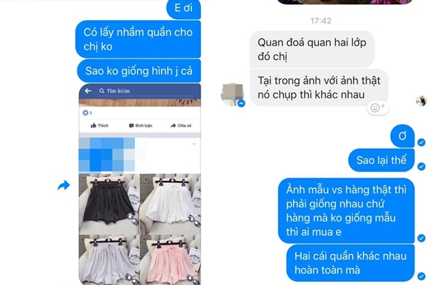 Mua online quần bánh bèo xếp ly vải nhún, cô nàng nhận về quần ngủ, đã thế còn bị chém giá cao - Ảnh 3.