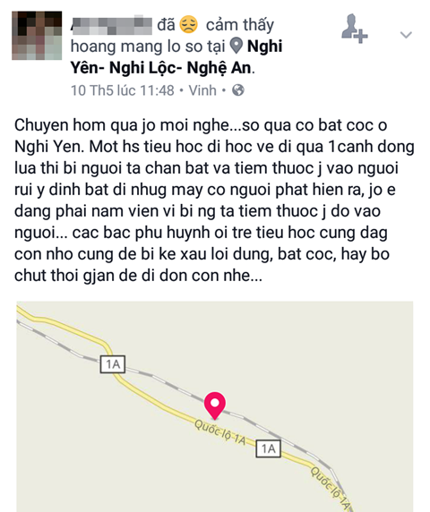 Vụ bé gái 10 tuổi bị kẻ lạ bịt mặt, đâm kim tiêm vào tay: Bố mẹ lo sợ, không dám rời con nửa bước. - Ảnh 1.