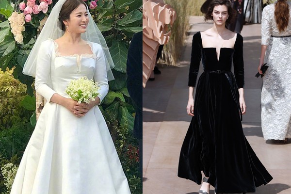 Váy cưới của Song Hye Kyo không được thiết kế riêng mà được nâng cấp từ  mẫu váy đã có sẵn