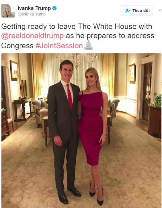 Ivanka Trump bị chỉ trích vì mặc chiếc váy này khi đi họp cùng cha - Ảnh 1.