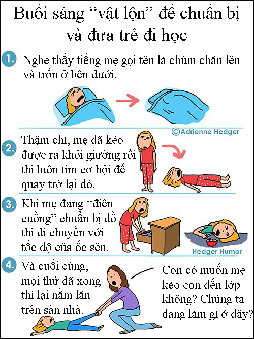 Cảnh tượng vắt chân lên cổ mỗi sáng của các bà mẹ nuôi con nhỏ - Ảnh 13.