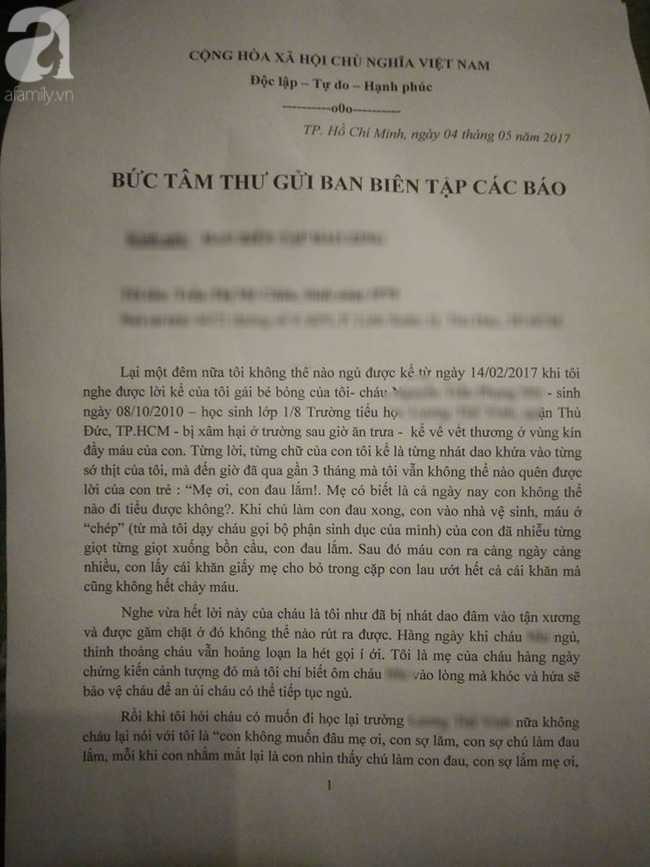 Đã 3 tháng từ ngày nghi bị xâm hại trong trường học, bé gái đau đáu hỏi mẹ: Tại sao kẻ xấu chưa bị bắt? - Ảnh 5.