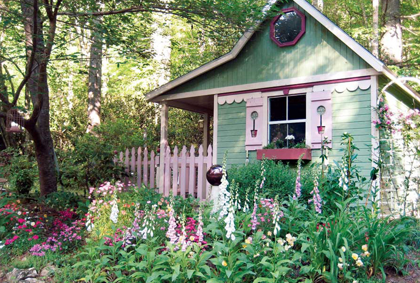 Những ngôi nhà nhỏ trong vườn khiến bạn như được lạc vào thế giới cổ tích - Ảnh 2.