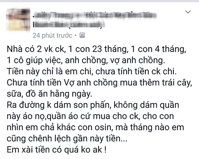 Bảng chi tiêu của gia đình tính sơ hết hơn 40 triệu/tháng, riêng tiền ăn hết 9 triệu gây sốt - Ảnh 1.